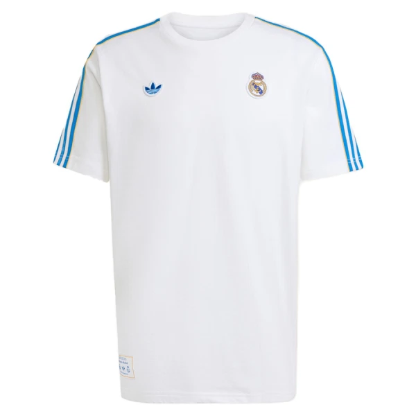 Real Madrid Terrace Icons Fotbollströja 2025/26 Vit Real Madrid Terrace Icons Fotbollströja 2025/26 Vit