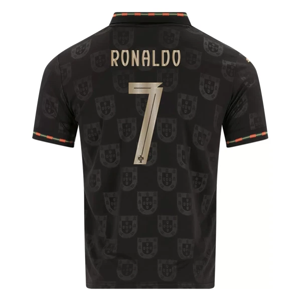 Portugal Black Panther Ronaldo 7 Fotbollströja 2025/26 - Speciell Portugal Black Panther Ronaldo 7 Fotbollströja 2025/26 - Speciell