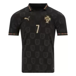 Portugal Black Panther Ronaldo 7 Fotbollströja 2025/26 - Speciell