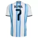 Argentina De Paul 7 Fotbollströja Hemma VM 2026