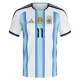 Argentina Di Maria 11 Fotbollströja Hemma VM 2026
