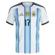 Argentina Garnacho 17 Fotbollströja Hemma VM 2026