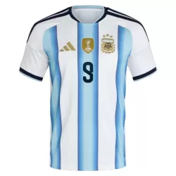 Argentina J. Alvarez 9 Fotbollströja Barn Hemma VM 2026