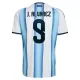 Argentina J. Alvarez 9 Fotbollströja Barn Hemma VM 2026