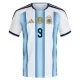 Argentina J. Alvarez 9 Fotbollströja Hemma VM 2026