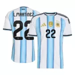 Argentina Lautaro Martinez 22 Fotbollströja Hemma VM 2026