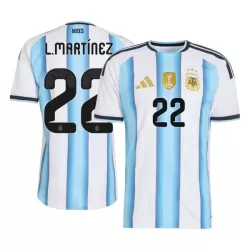 Argentina Lautaro Martinez 22 Fotbollströja Hemma VM 2026