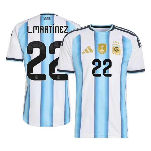 Argentina Lautaro Martinez 22 Fotbollströja Hemma VM 2026