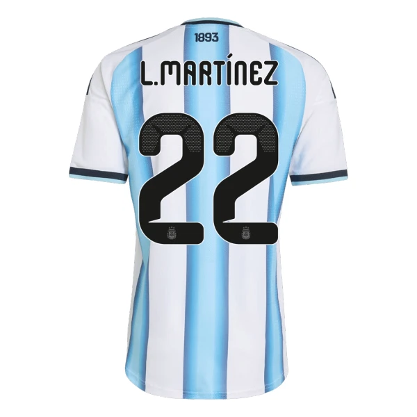 Argentina Lautaro Martinez 22 Fotbollströja Hemma VM 2026