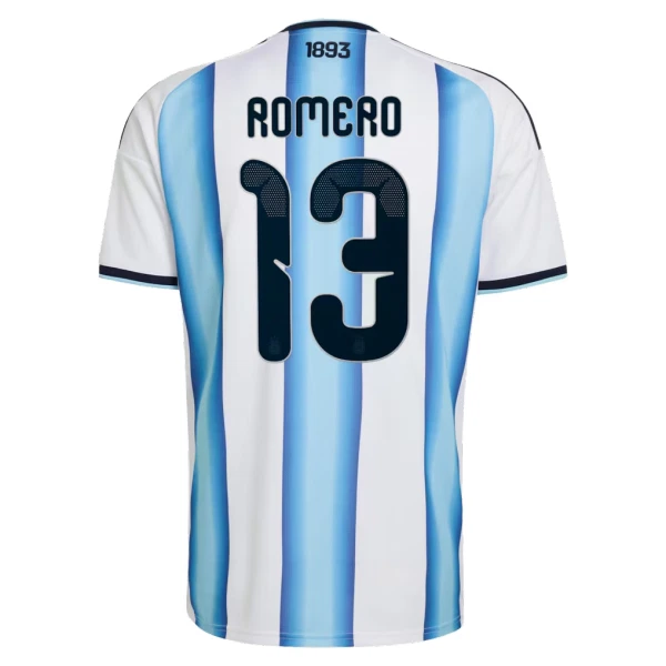 Argentina Romero 13 Fotbollströja Hemma VM 2026