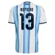 Argentina Romero 13 Fotbollströja Hemma VM 2026