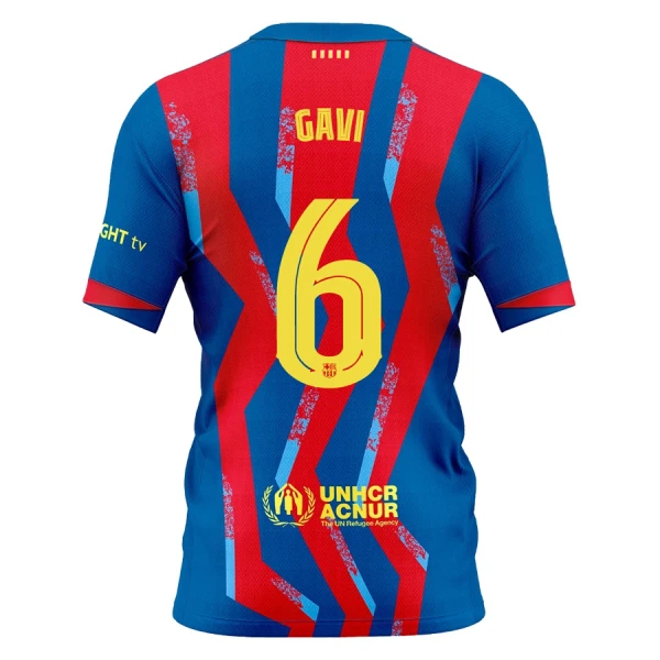 FC Barcelona Gavi 6 Fotbollströja Fjärde 2025/26