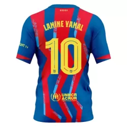 FC Barcelona Lamine Yamal 10 Fotbollströja Fjärde 2025/26