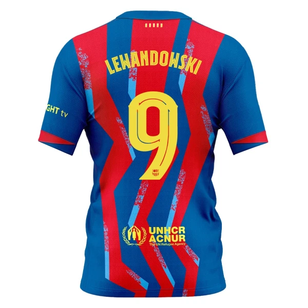 FC Barcelona Lewandowski 9 Fotbollströja Fjärde 2025/26