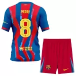 FC Barcelona Pedri 8 Fotbollströja Barn Fjärde 2025/26