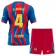 FC Barcelona R. Araujo 4 Fotbollströja Barn Fjärde 2025/26