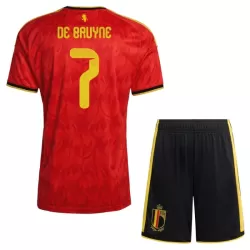 Belgien De Bruyne 7 Fotbollströja Barn Hemma VM 2026