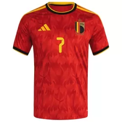 Belgien De Bruyne 7 Fotbollströja Barn Hemma VM 2026