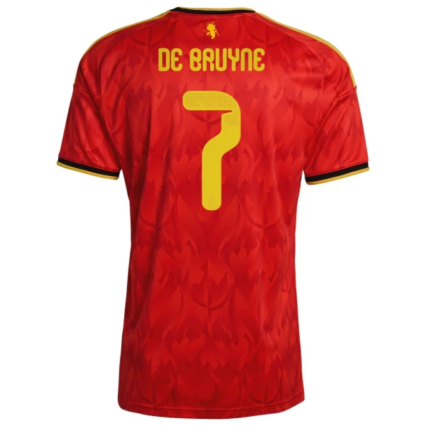 Belgien De Bruyne 7 Fotbollströja Barn Hemma VM 2026