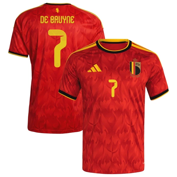 Belgien De Bruyne 7 Fotbollströja Hemma VM 2026 Belgien De Bruyne 7 Fotbollströja Hemma VM 2026