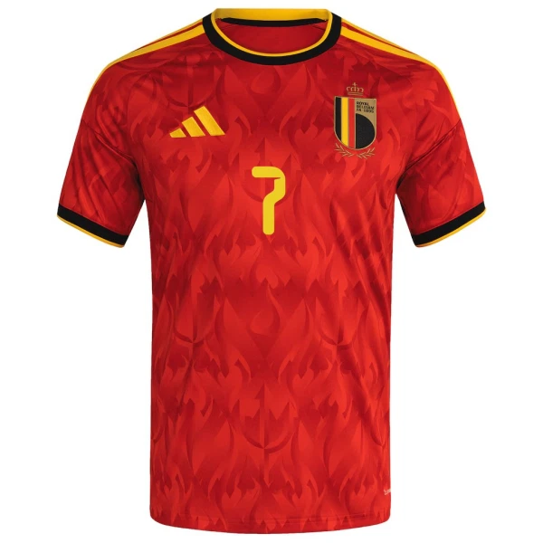 Belgien De Bruyne 7 Fotbollströja Hemma VM 2026