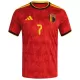 Belgien De Bruyne 7 Fotbollströja Hemma VM 2026