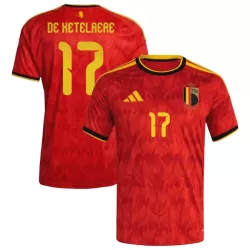 Belgien De Ketelaere 17 Fotbollströja Hemma VM 2026