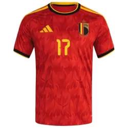 Belgien De Ketelaere 17 Fotbollströja Hemma VM 2026