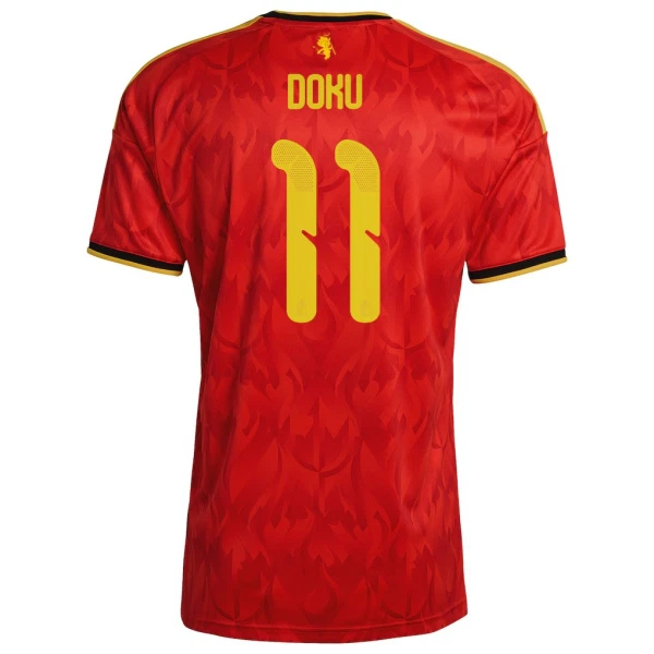 Belgien Doku 11 Fotbollströja Hemma VM 2026