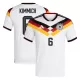 Tyskland Kimmich 6 Fotbollströja Hemma VM 2026