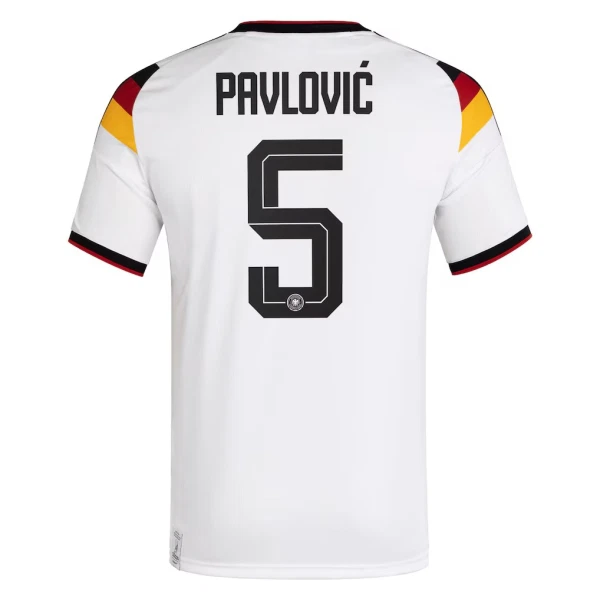 Tyskland Pavlovic 5 Fotbollströja Hemma VM 2026