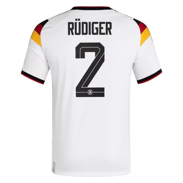 Tyskland Rudiger 2 Fotbollströja Hemma VM 2026