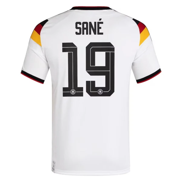 Tyskland Sané 19 Fotbollströja Hemma VM 2026