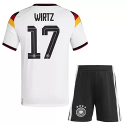 Tyskland Wirtz 17 Fotbollströja Barn Hemma VM 2026