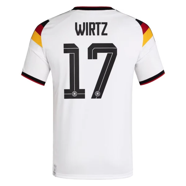 Tyskland Wirtz 17 Fotbollströja Hemma VM 2026