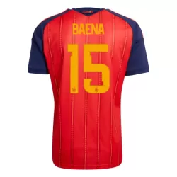 Spanien Baena 15 Fotbollströja Hemma VM 2026
