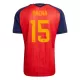 Spanien Baena 15 Fotbollströja Hemma VM 2026