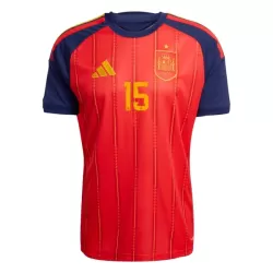Spanien Baena 15 Fotbollströja Hemma VM 2026