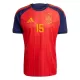 Spanien Baena 15 Fotbollströja Hemma VM 2026