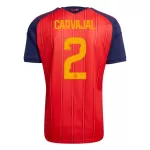 Spanien Carvajal 2 Fotbollströja Hemma VM 2026