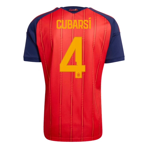 Spanien Cubarsi 4 Fotbollströja Hemma VM 2026