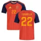 Spanien Cucurella 22 Fotbollströja Hemma VM 2026