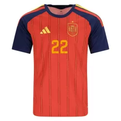 Spanien Cucurella 22 Fotbollströja Hemma VM 2026