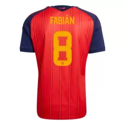 Spanien Fabian 8 Fotbollströja Hemma VM 2026