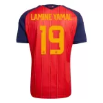Spanien Lamine Yamal 19 Fotbollströja Hemma VM 2026