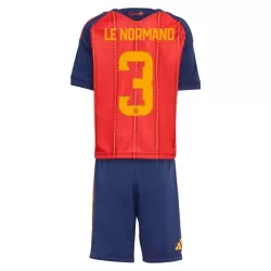 Spanien Le Normand 3 Fotbollströja Barn Hemma VM 2026