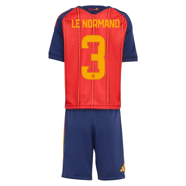 Spanien Le Normand 3 Fotbollströja Barn Hemma VM 2026