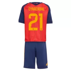 Spanien OYARZABAL 21 Fotbollströja Barn Hemma VM 2026