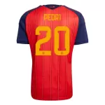 Spanien Pedri 20 Fotbollströja Hemma VM 2026