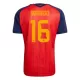 Spanien Rodrigo 16 Fotbollströja Hemma VM 2026